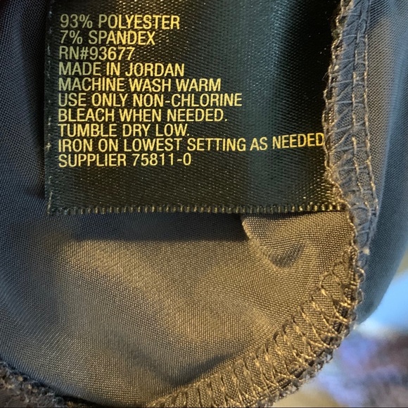 Worthington Dark Gray Sleeveless Blouse - Picture 3 of 3